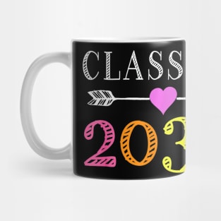 Class Of 2032 Grow With Me Kindergarten First Day Of School Mug